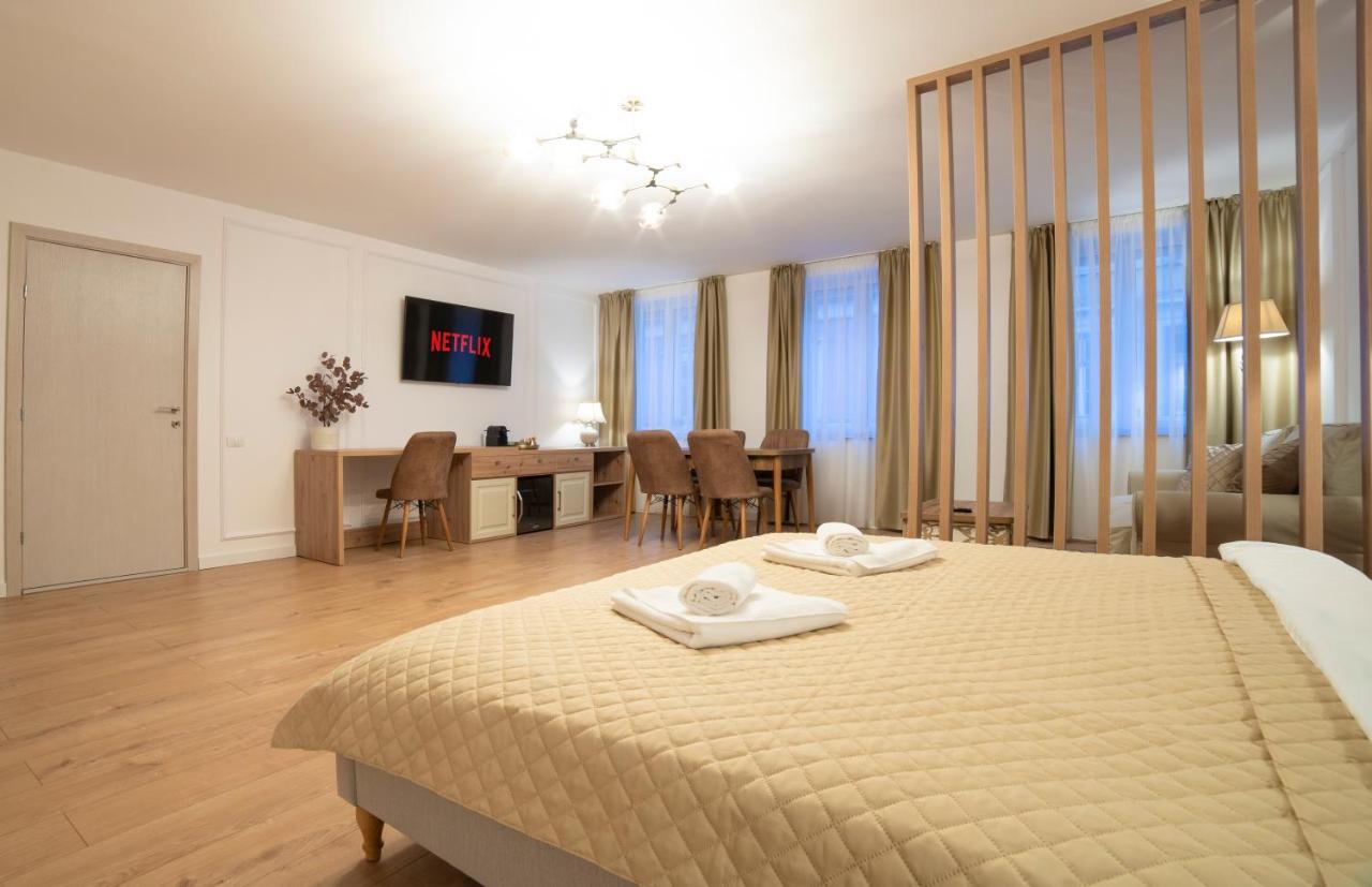 Coban Residence Apartments Braşov Buitenkant foto